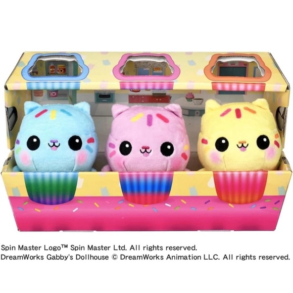 Gabby’s Dollhouse - Cakey’s Cupcake Cousins Plush Set - Brand New! - Picture 5 of 5